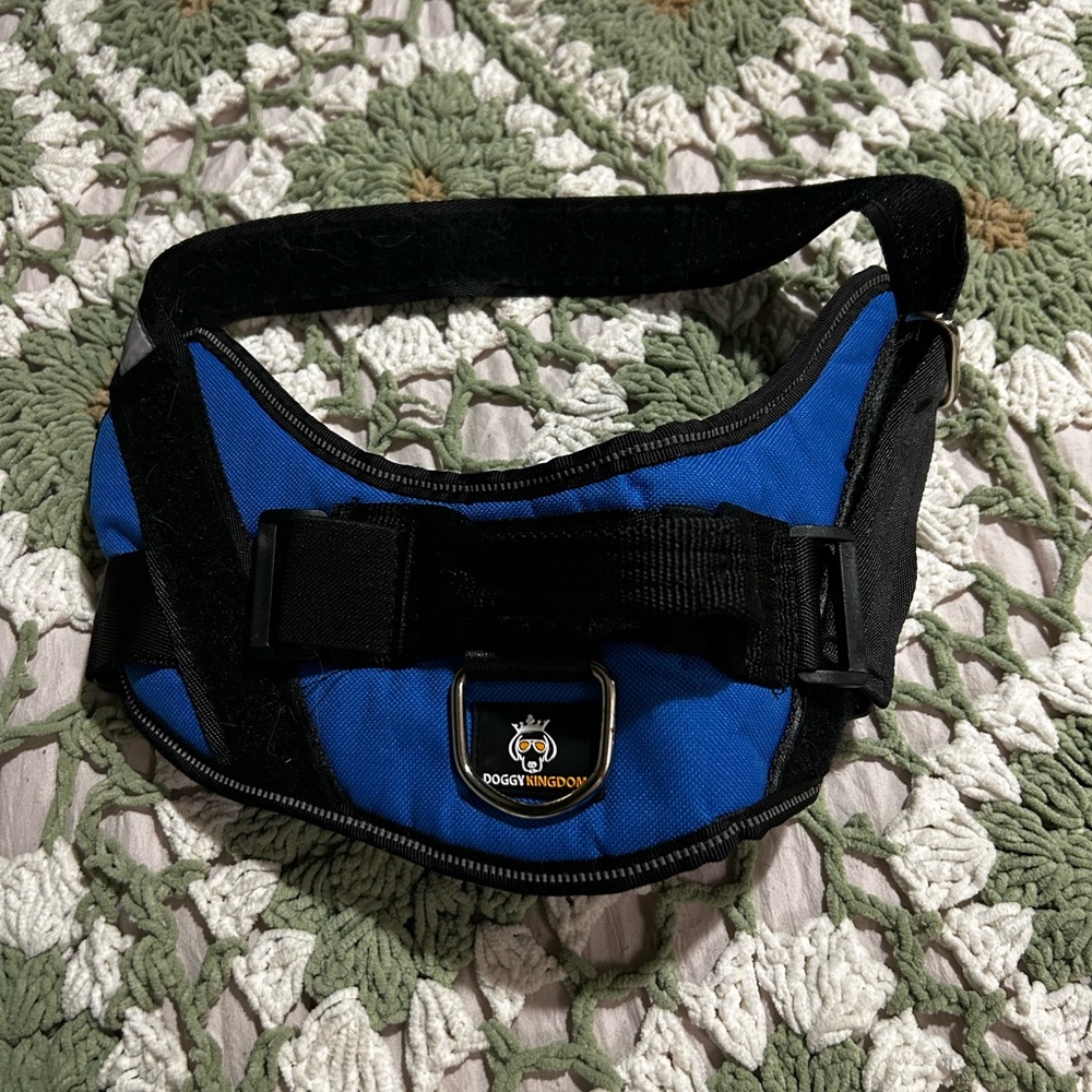 🍂Blue and Black Dog Harness